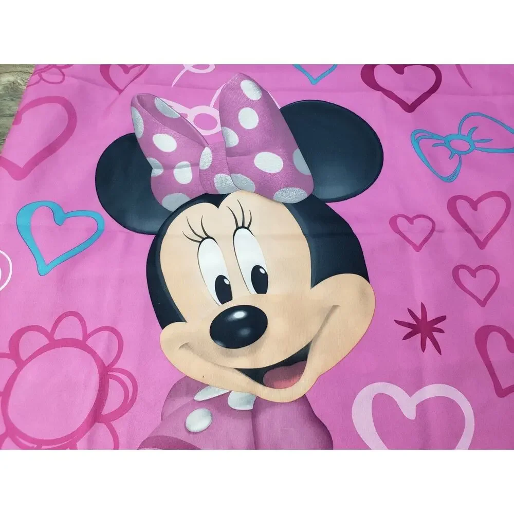 Disney Minnie Mouse Curtain Panel Pink Bow-Tique Size 42”x 63”